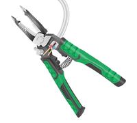 Alicates Pelacables,Cortador Y Crimpador De Cable De Red - Herramienta de Extracción para Cables Eléctricos,Para Electricistas Industriales Hogar Reparación Automotriz Red De Datos Instalación De