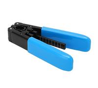 Alicates Pelacables de Fibra Óptica y Herramienta Cortadora de Cables para Fibra de 1 y 2 Núcleos, Pelacables de Recubrimiento de 125 Micrones con Escala Reforzada y Mango de PVC