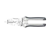 Alicates pelacables para electricista para la eliminación exacta de la piel del cable, crimpados seguros y durabilidad, herramienta manual de construcción de acero, alicates de pelado de cables