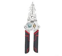 Alicates pelacables plegables con probador de voltaje y troqueles de crimpado para electricista de corte de cables, llave hexagonal, abridor de botellas, herramienta de bolsillo con mango TPR