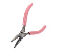 Alicates Pequeños para Joyería, Portátiles y Ligeros, Acero Inoxidable | Herramienta Compacta para Manualidades, Uso en Joyería Hecha a Mano, Color Rosa, Diseño Versátil