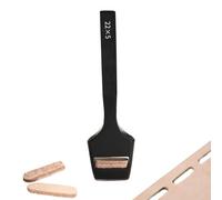 Alicates perforadores de piel, ovalados, abiertos, metálicos, manuales | 22 x 5 mm Ojales, orificios para cinturón y manualidades para ropa, bolsos, pulseras de reloj, pancartas