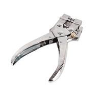 Alicates perforadores de remaches, herramienta de ajuste de ojales con agujeros para cinturón, ojales huecos de fácil presión, 100 Uds.