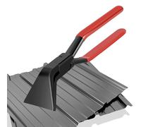 Alicates plegables, 45°, 60 mm, con mango antideslizante para doblar o enderezar bordes de chapa (rojo)