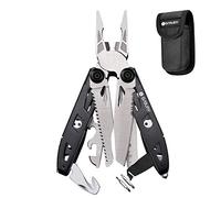 Alicates plegables, Bibury 18 en 1 Multitools, Herramienta multiusos de acero inoxidable para Acampar, Actividades de bricolaje, Supervivencia al aire libre, Caza, Senderismo, etc