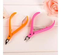 Alicates profesionales para cutículas de acero inoxidable para mujer, tijeras para el cuidado de los dedos, manicura y cortaúñas, herramientas aleatorias.