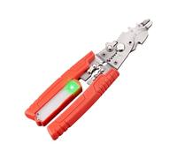 Alicates profesionales para pelar cables y cortar cables con agarre ergonómico para un corte limpio y seguro, industrial, fácil de usar, mango ergonómico pelacables
