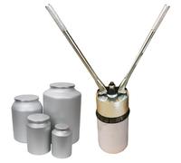Alicates selladores de latas, herramienta de sellado de latas de aluminio de 6 pulgadas para barriles de presión, herramienta de tapado profesional para elaboración de cerveza casera y almacenamiento