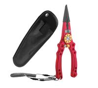 Alicates Tijeras De - Cortador de Señuelos,Alicates para Extraer Anzuelos y Anillas Partidas | para Agua Dulce, Mar, Surf, Trolling, Lance, Camping, Senderismo, Viaje, Exterior