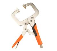 Alicates Tipo C De Bloqueo Carpintero Para Soldadura | Alicates multifuncionales tipo C abrazadera de fijación rápida de boca plana(11 inches)