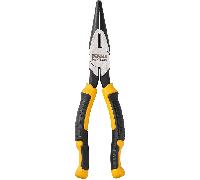 Dewalt Alicates de punta larga de 200 mm. Hechos de acero al cromo vanadio para un rendimiento fiable. Con profundidad de dureza mejorada para mayor durabilidad.