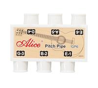 Alice 1E-2B-3G-4D-5A-6E - Silbato para tono de guitarra, tubo de afinación, 6 filas