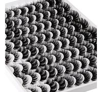 ALICE - 30 pares de pestañas postizas de 20 mm, 6 estilos de pestañas a granel 6D esponjosas, volumen dramático, pestañas de visón sintético, paquete múltiple