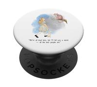 Alice Adventures Retro Infantil Vintage Book Day Girls PopSockets PopGrip Adhesivo