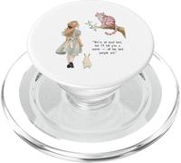 Alice Adventures Wonderland Retro Niños Vintage Book Day PopSockets PopGrip para MagSafe