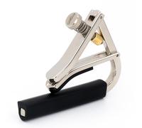 Alice Cejilla para guitarra acústica y eléctrica de 6 puntas, ajuste rápido de tonos a través de afinador de guitarra de metal, cejilla plateada para afinación estable, adecuada para aprendizaje y