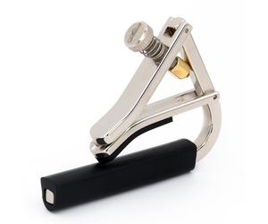 Alice Cejilla para guitarra acústica y eléctrica de 6 puntas, ajuste rápido de tonos a través de afinador de guitarra de metal, cejilla plateada para afinación estable, adecuada para aprendizaje y