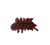 Alice Cooper 12 Cm parche patch bordado con logotipo para planchar de hierro en apliques
