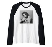 Alice Cooper con su serpiente Love It To Death Tour 1971 Camiseta Manga Raglan