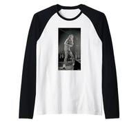Alice Cooper Live School's out Cantante por Dick Barnatt Camiseta Manga Raglan