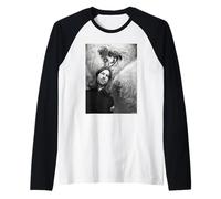 Alice Cooper Padrino De Shock Rock Live por Andy Willsher Camiseta Manga Raglan