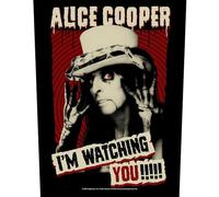 Alice Cooper - Parche para espalda (36 x 29 cm), diseño con texto "I'M WATCHING YOU"