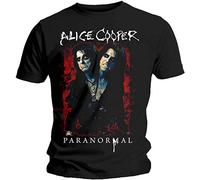 Alice Cooper - T-Shirt (Unisex Xxl)Paranormal Splatter Black