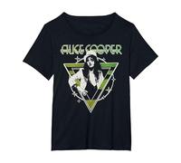 Alice Cooper Welcome Top Hat Camiseta, Mujer Tallas Grandes, Negro, 5XL Grande