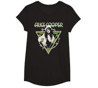 Alice Cooper Welcome Top Hat Camiseta, Niñas, Negro, XS