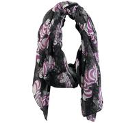 Alice im Wunderland Alicia en el País de las Maravillas Cheshire Cat Mujer Bufanda negro/lila 100% poliéster