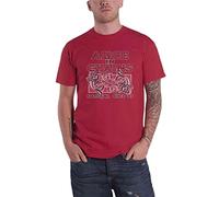 Alice In Chains Camiseta Lantern Band Logo Nuevo Oficial Unisex Amarillo, Rosa, M
