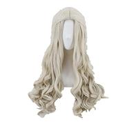 Alice in Wonderland 2 White Queen Cosplay Wig Blonde Wavy Long Synthetic Hair Heat Resistance Fiber Halloween Party Costume Wigs