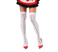 Alice In Wonderland Card Design Over The Knee Stockings