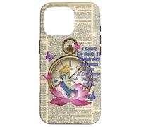 Alice in Wonderland Cuote Vintage Dictionary Page Carcasa para iPhone 16 Pro