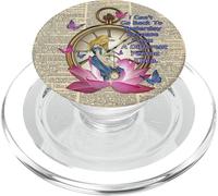 Alice in Wonderland Cuote Vintage Dictionary Page PopSockets PopGrip para MagSafe