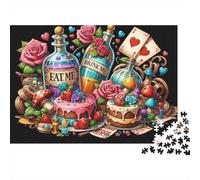 Alice in Wonderland Puzzle Mil Piezas para Personas Mayores Decoración De Pared Actividad para Fiestas Elección Amazon Detalles Nítidos Cartón 52x38cm/1000pcs