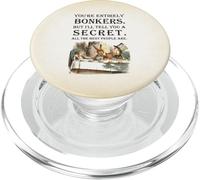 Alice In Wonderland Quote -Tea Party You'Re Entirely Bonkers PopSockets PopGrip para MagSafe