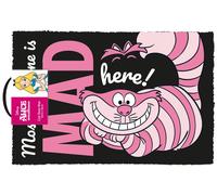 ALICE IN WONDERLAND DOORMAT 60 X 40 CM PVC BACK MAT