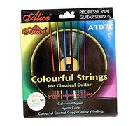 ALICE - Juego Cuerdas Guitarra Clasica Multicolor A107C Multicolor - 7796-096-OR