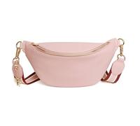 Alice Wheeler Bee Over Shoulder Banana Bag Crossover flight travel, Pink, Contemporáneo