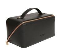 Alice Wheeler Estuche de napa vegana para belleza, organizador plegable, Black, Talla única, Estuche de belleza plegable