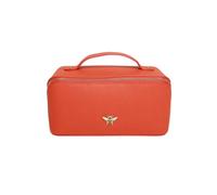 Alice Wheeler London - Neceser de maquillaje para mujer, diseño de tren, color naranja, Orange, Lado suave