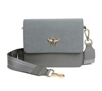 Alice Wheeler Mini bolso cruzado de cuero vegano de abeja, pizarra, One Size