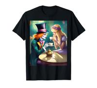Alice y el Sombrerero Loco comparten una taza de té y una charla Camiseta