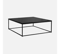 Alice's Garden sweeek-Mesa de Centro Baja de Metal Negro - 100x100x36 cm