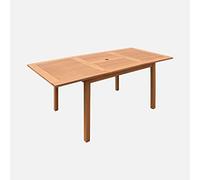 Alice's Garden sweeek-Mesa de jardín de Madera Extensible de 6 a 8 plazas Madera - 180x80x75 cm