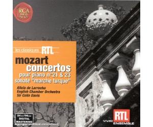 Alicia de Larrocha - Mozart: Concertos pour Iano No. 21 & 23