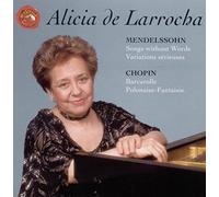 Alicia De Larrocha Plays Mendelssohn and Chopin (CD) Album (Importación USA)