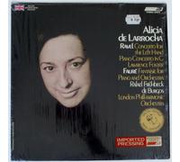 ALICIA DE LARROCHA Ravel: Piano Concerto/Faure: Fantaisie LP London CS6878 UK NM