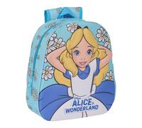 Alicia en el pais de las maravillas - mochila escolar, con diseño 3d,